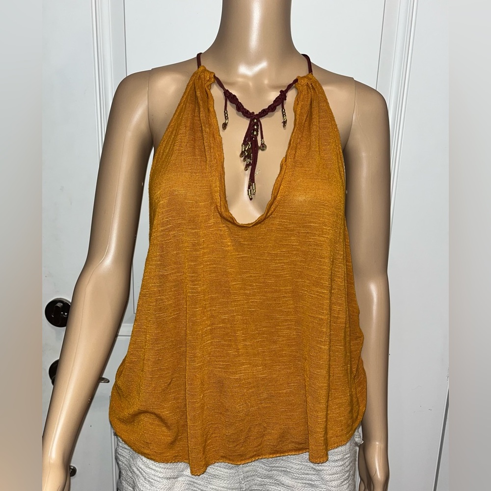 Freepeople Unique Detail Halter Tank